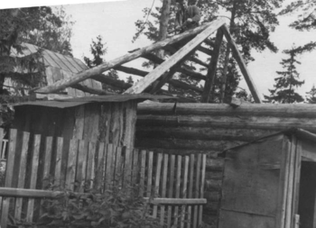 Герасимов Георгий Павлович: книга 'Из сгоревшего портфеля (воспоминания)', глава 'Родительский дом' фотография: Крюково, стройка
